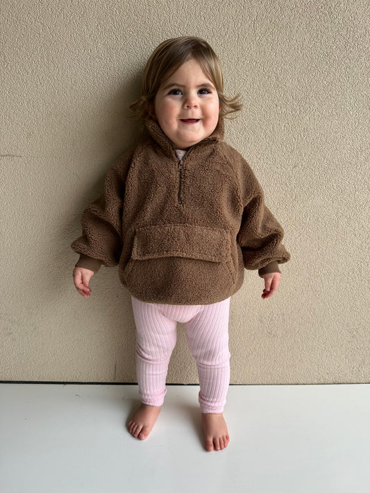 Teddy Pullover - Chocolate